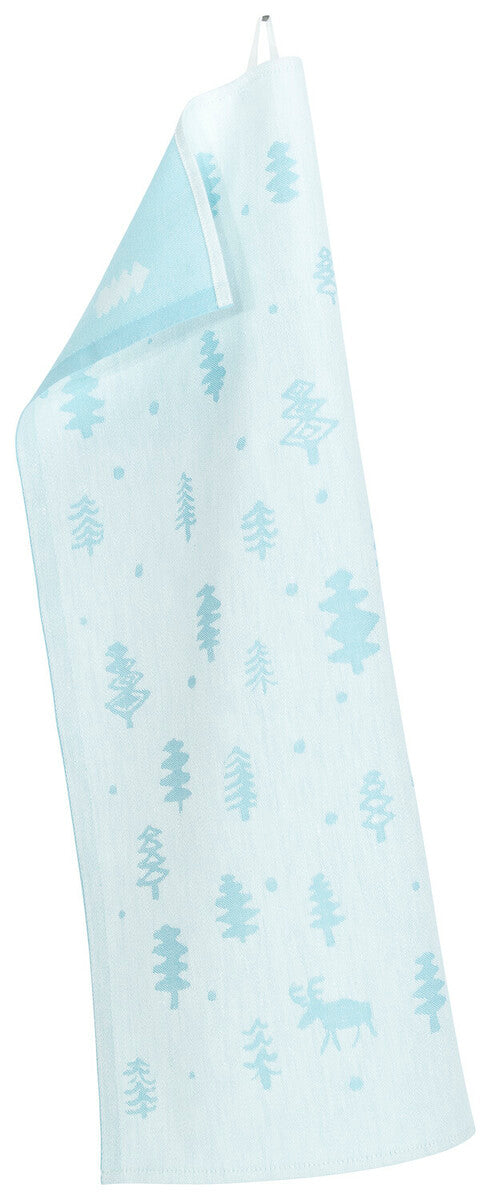 PORO towel 46x70cm  5/white-light blue