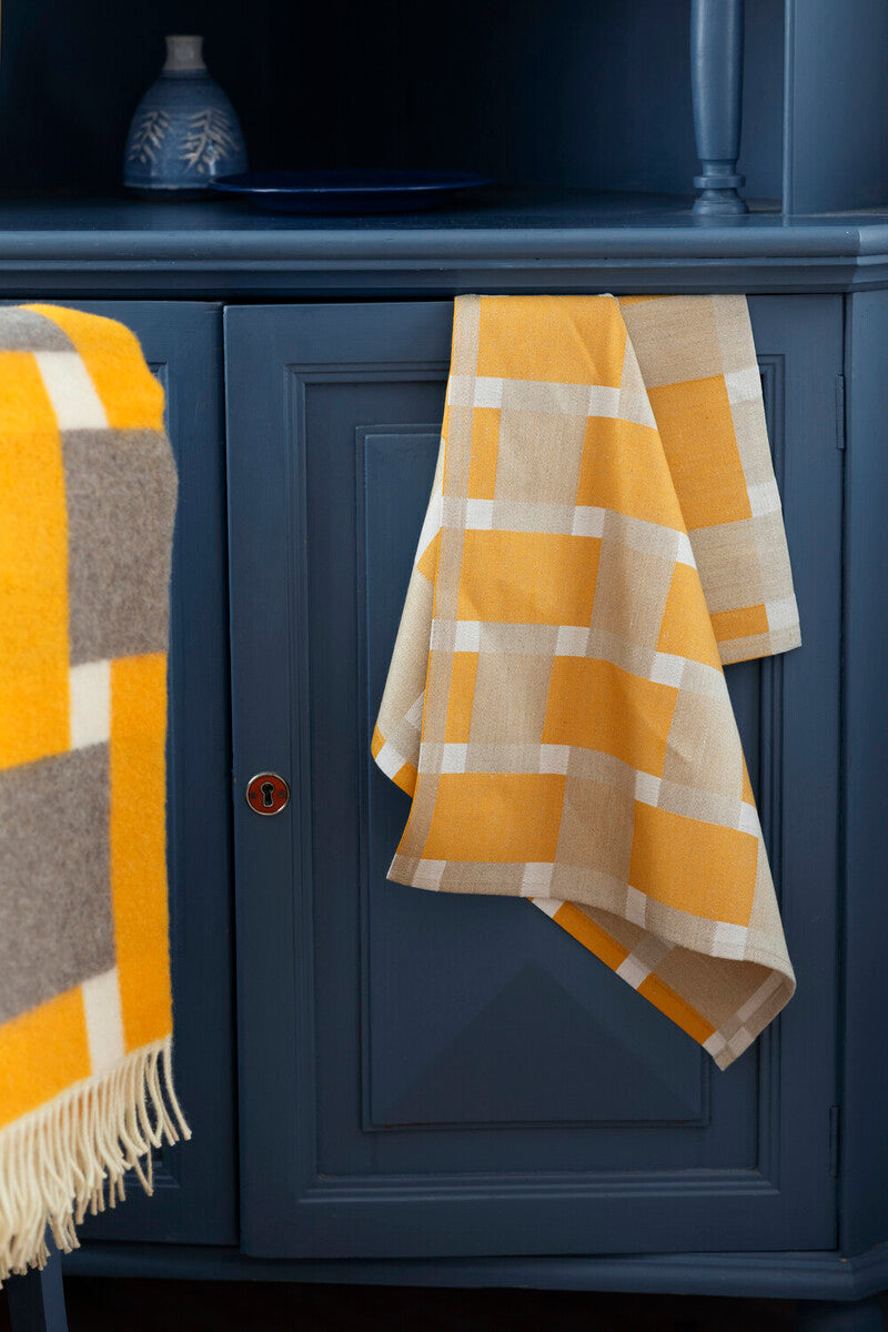 PUNOS towel 46x70cm 9/linen-dark grey