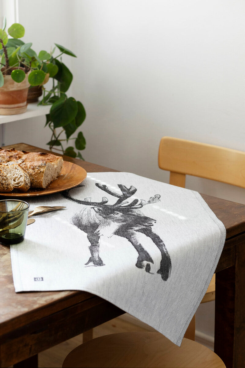 Teemu Järvi PORO towel 46x70cm 9/white-black