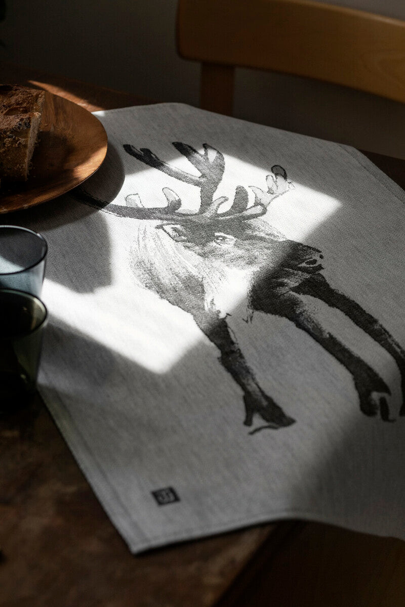 Teemu Järvi PORO towel 46x70cm 9/white-black