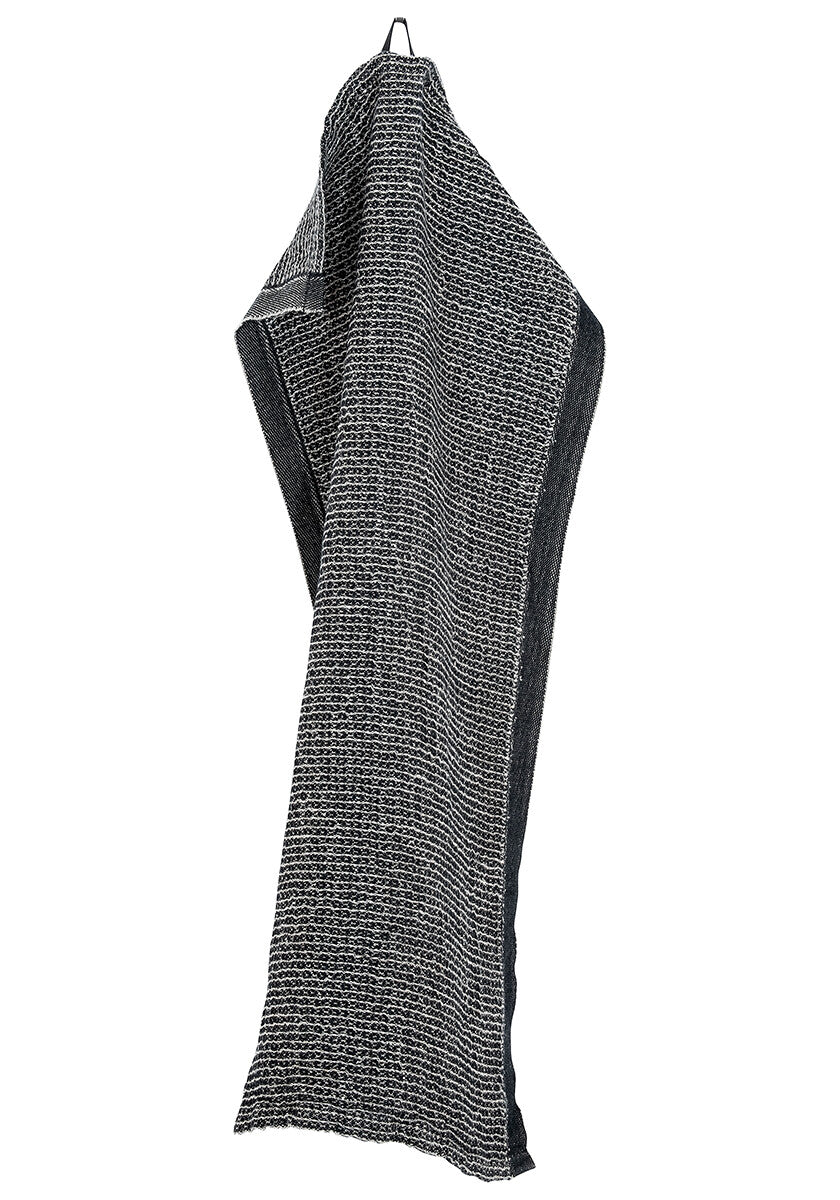 TERVA towel 32x50cm 49/black-linen