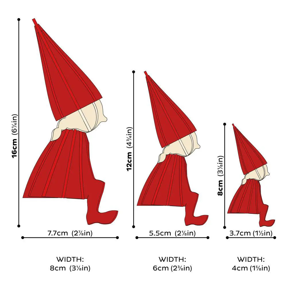 Lovi Elf Girl 8 cm bright red