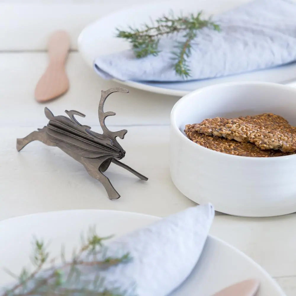 Lovi Reindeer 8 cm grey