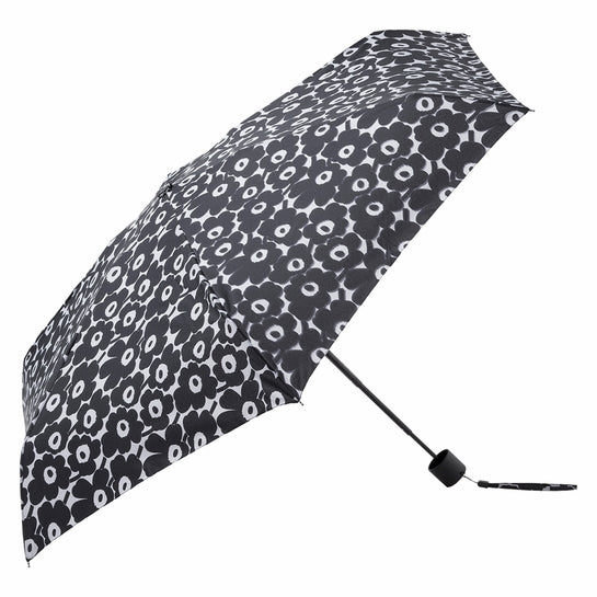 Mini Manual Umbrella Unikko -Grey black