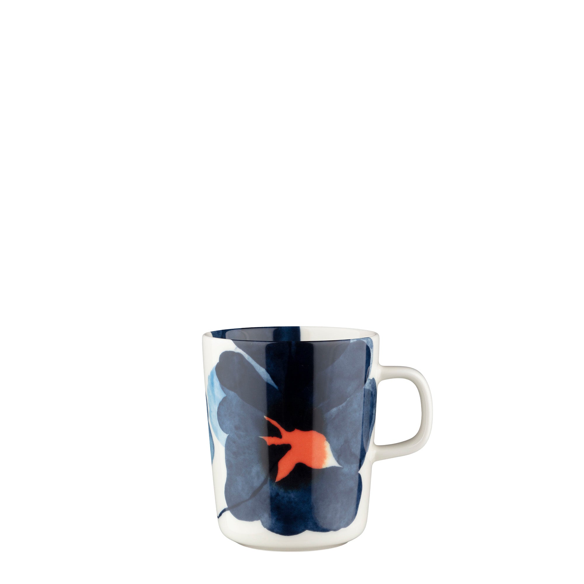 Oiva / Valssi Plate 20 Cm white blue orange