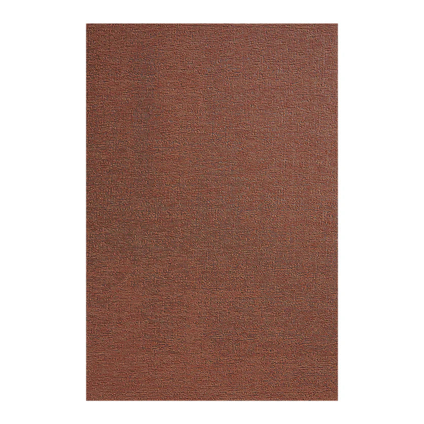 Heathered Shag Mats - Burnt Coral