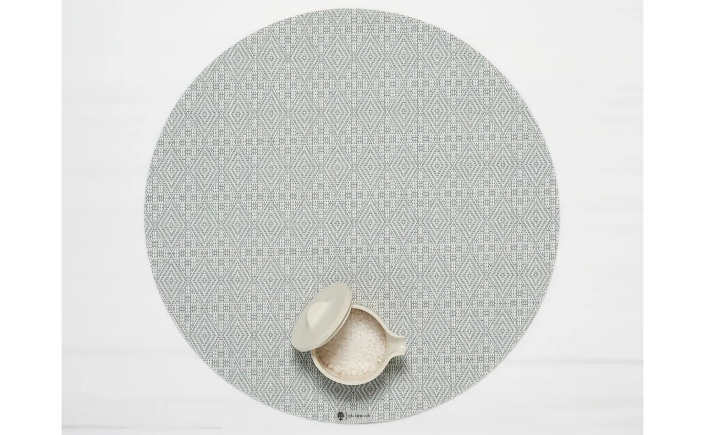 Chilewich Placemat Round Martha Stewart Boxwood (multiple colours)