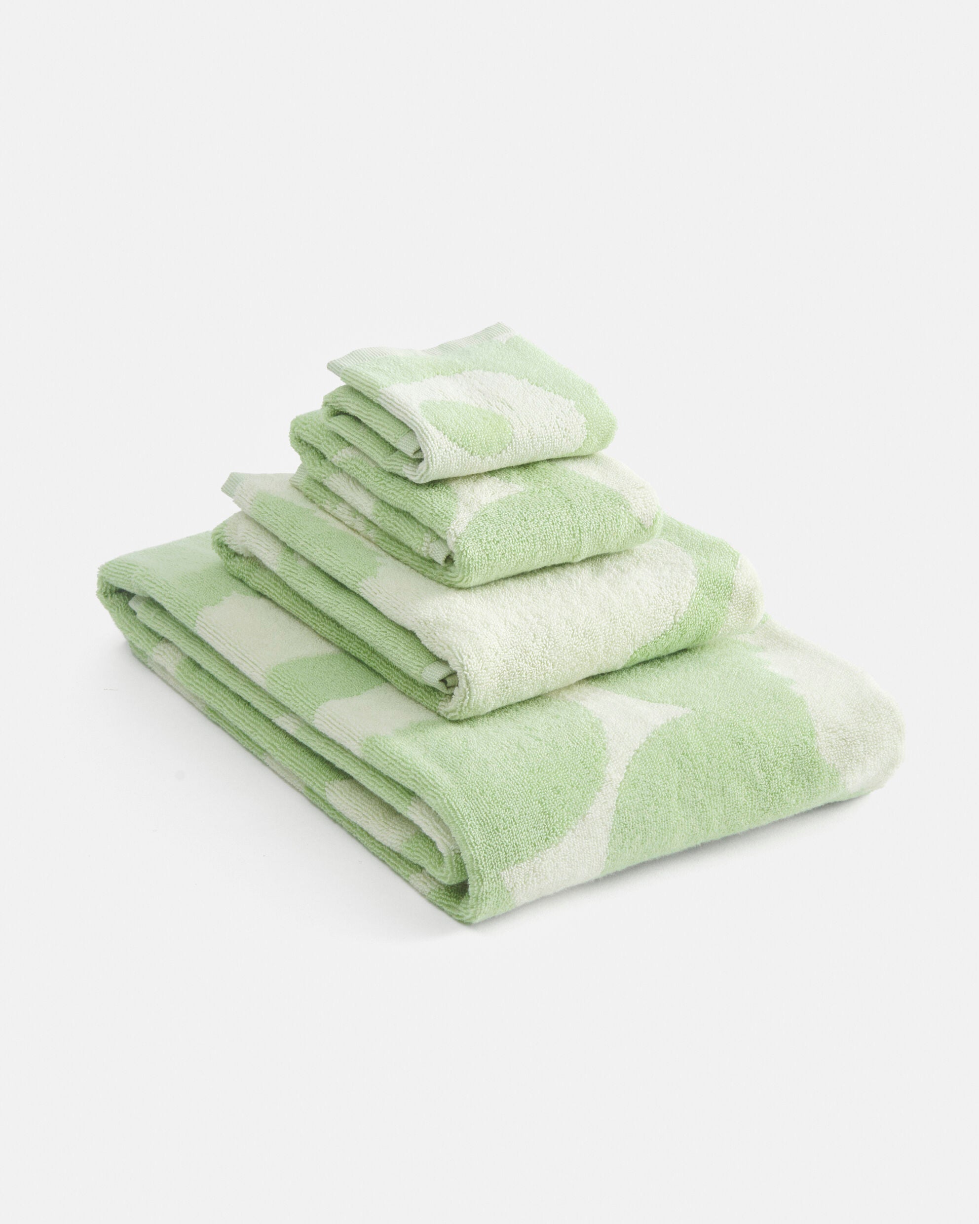 Unikko guest towel 30x50 cm off white sage