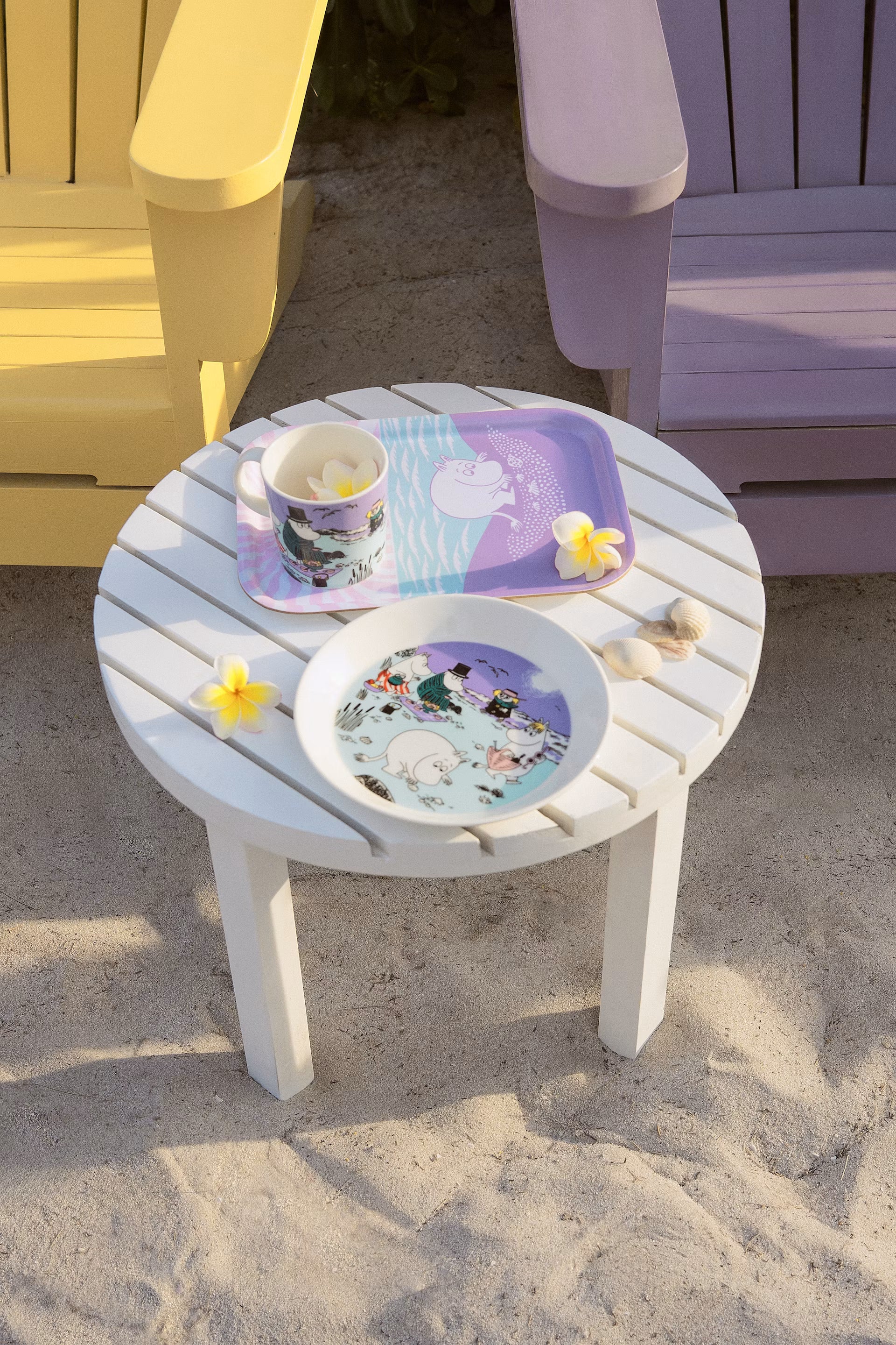Moomin tray 27x20cm Beach Day