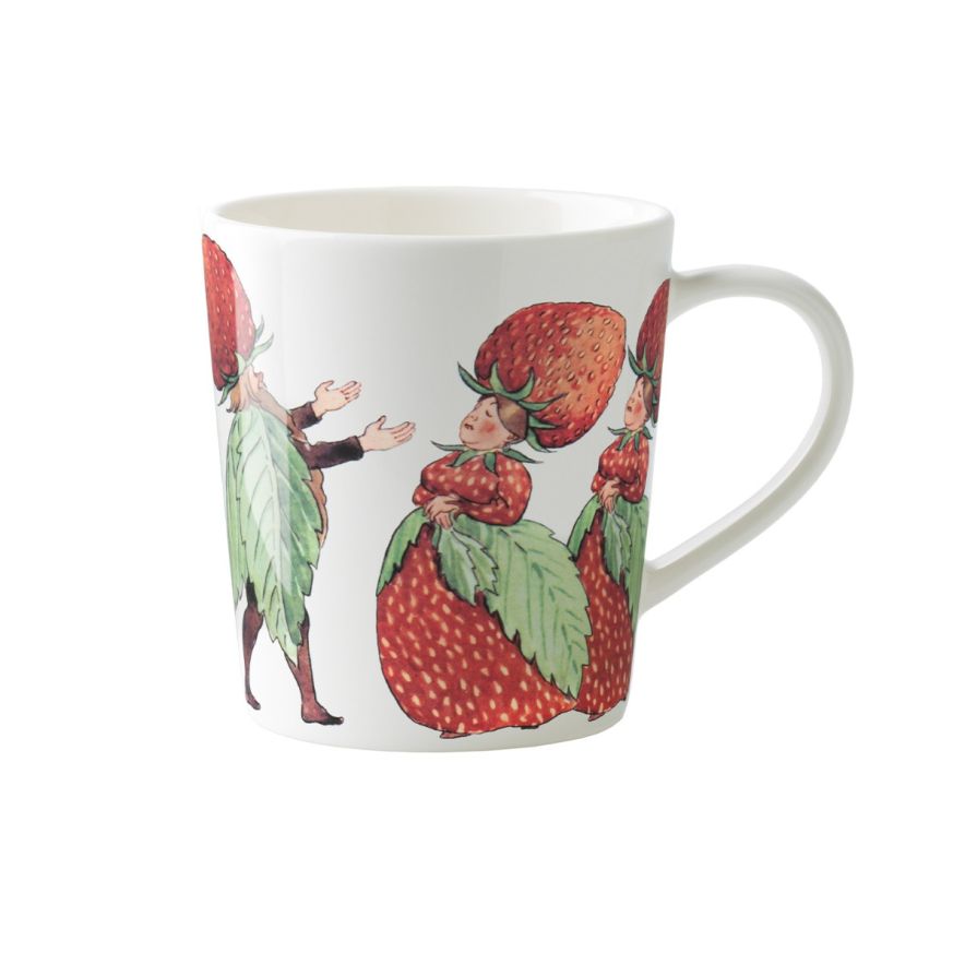 Mug with handle Strawberry family 40 cl