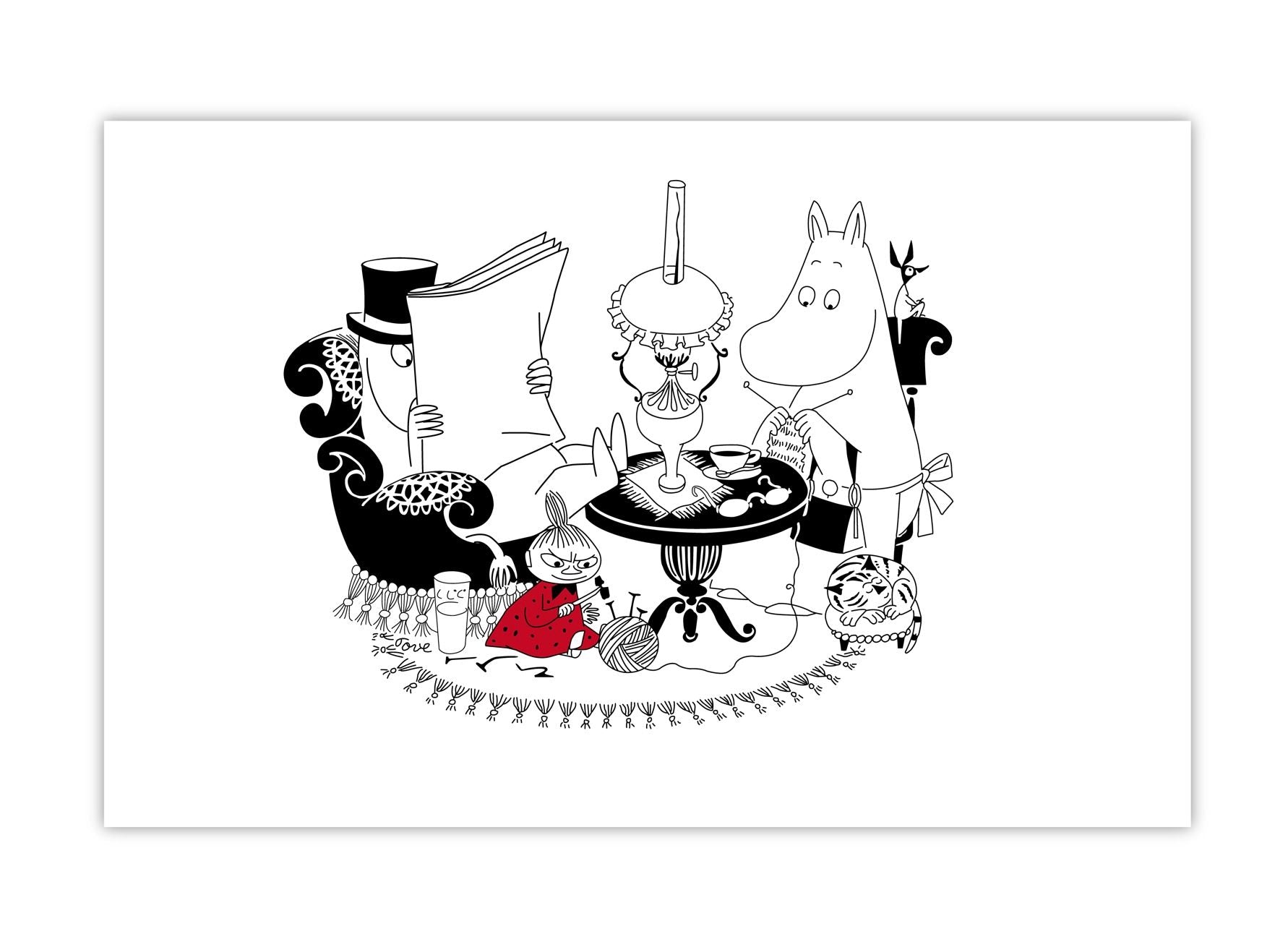 Placemat Moomin family