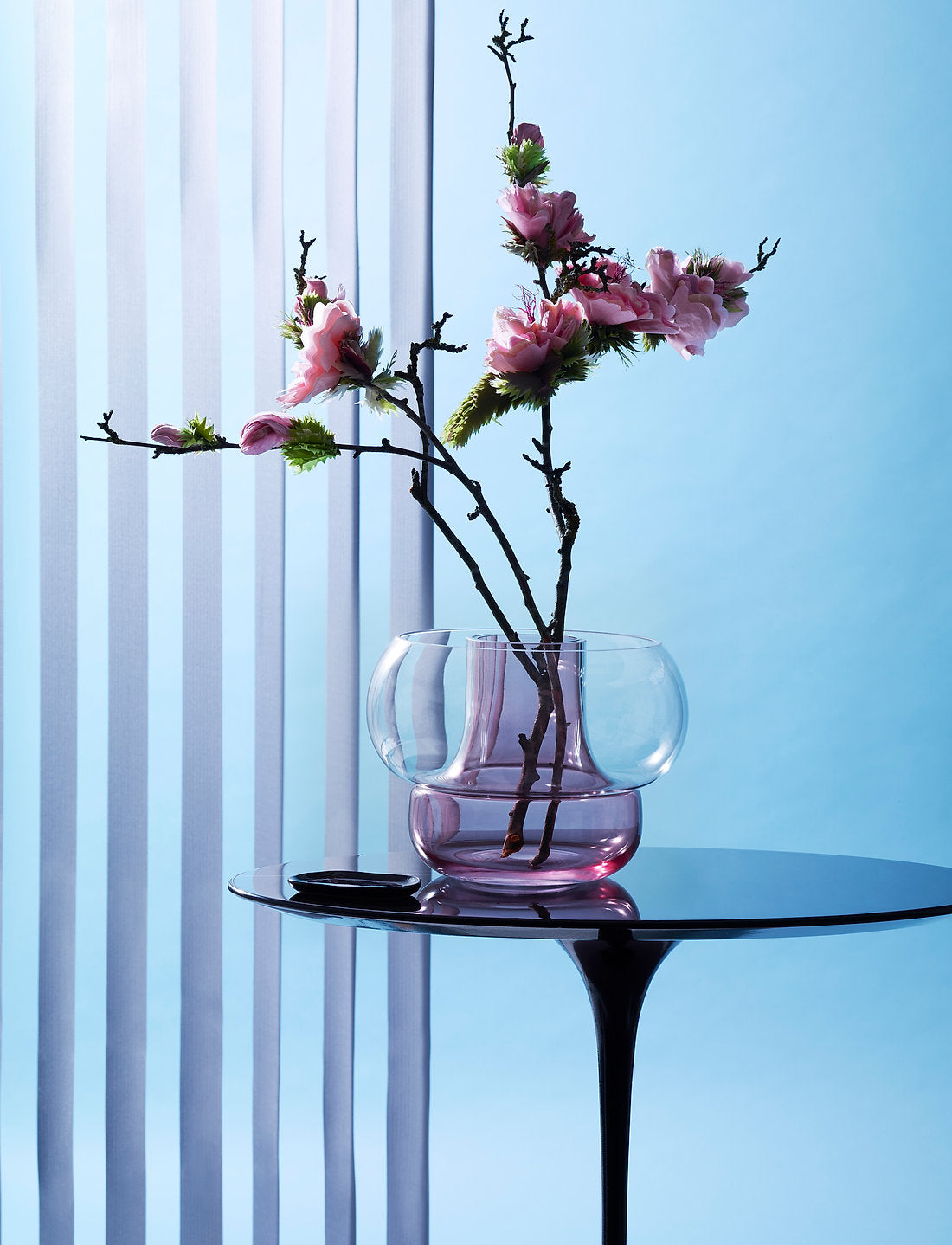 Cado vase H24 cm plum