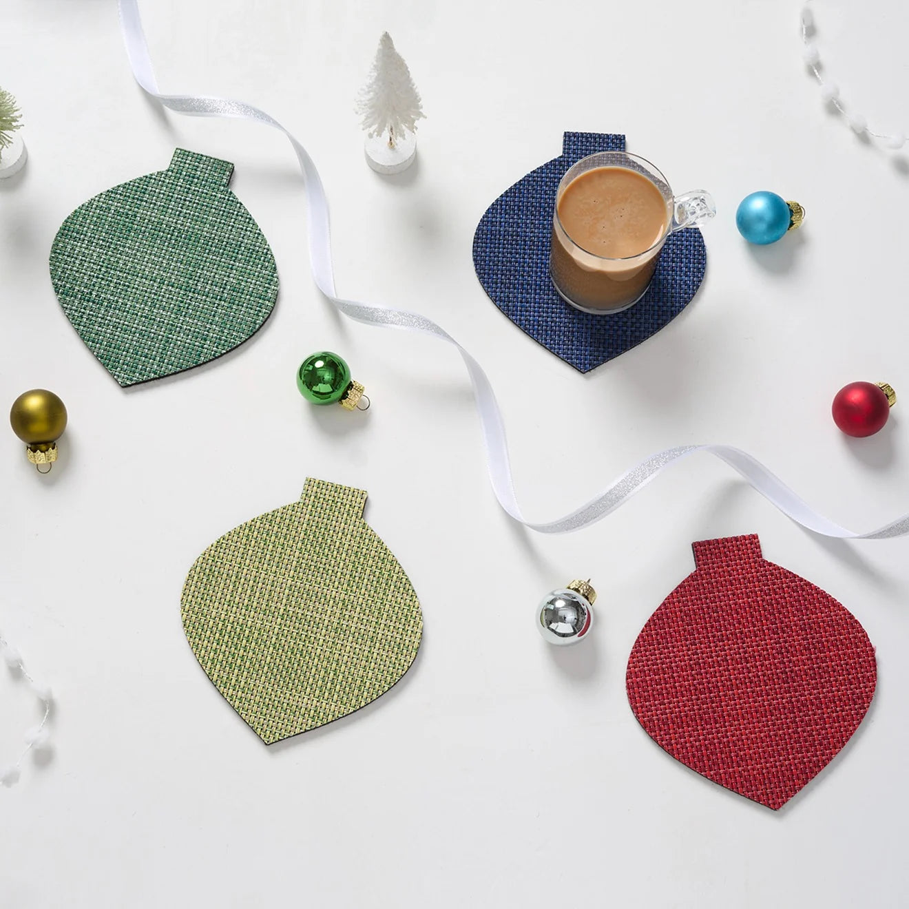 Chilewich Coasters Ornament Coasters - Multi