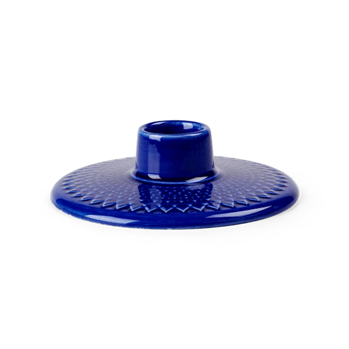 Rhombe Color Candle Holder H3 cm Dark Blue