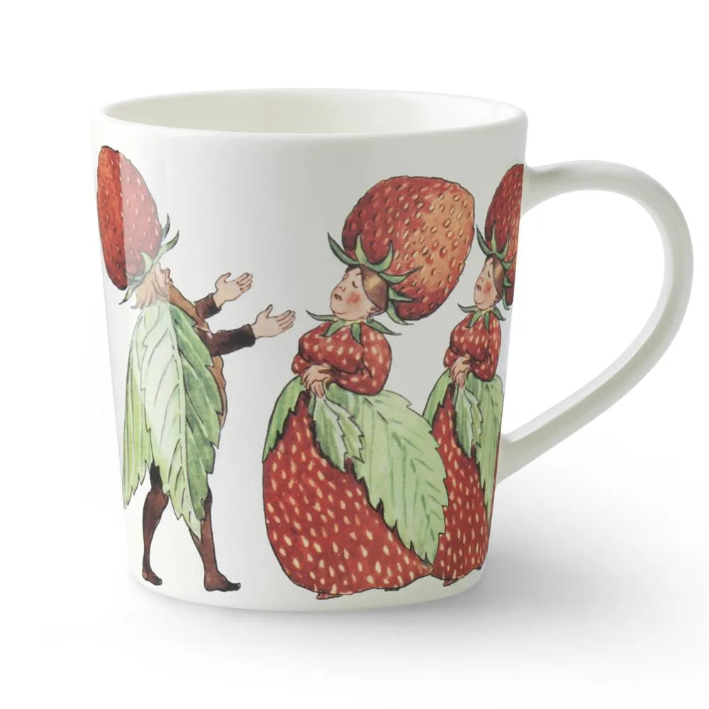Mug with handle Strawberry family 40 cl