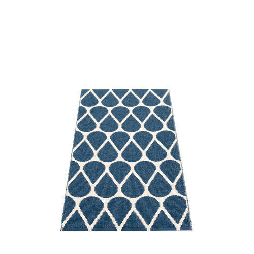 70x140cm / 2.25x4.75ft OTIS RUG - OCEAN BLUE/VANILLA