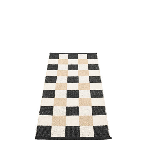 70x160cm  /  2.25x5.25ft PIX RUG - BLACK/VANILLA/BEIGE