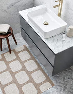 70x100cm / 2.25x3.25ft STEN  RUG -WARM GREY/FOSSIL GREY