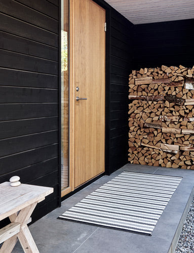 70x120cm / 2.25x4ft TEO RUG - VANILLA/WARM GREY/CHARCOAL