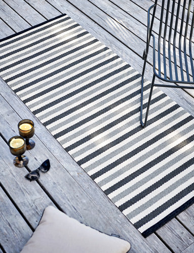 70x120cm / 2.25x4ft TEO RUG - VANILLA/WARM GREY/CHARCOAL