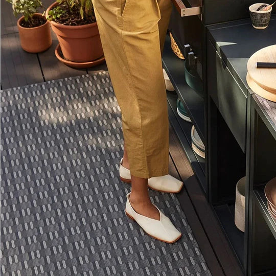 72x106  Woven Floor Mat Pebble Ore