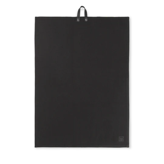 Juna RAW Tea Towel, Black 2 Pcs