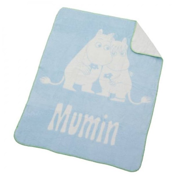 Moomin baby blanket 75x100cm light blue