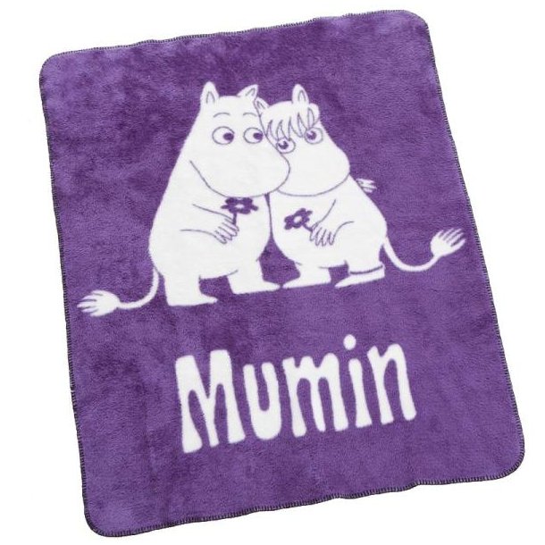 Moomin baby blanket 75x100cm purple
