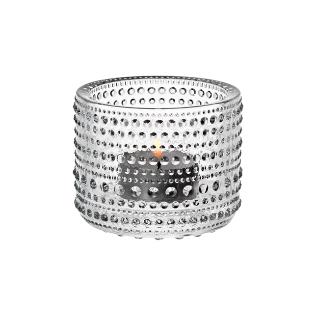 Iittala Kastehelmi Tealight candleholder 64mm Clear