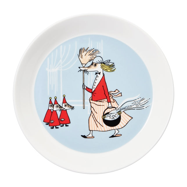 MOOMIN CLASSICS plate 19cm  / 7.5"  Fillyfjonk Grey