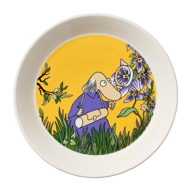 MOOMIN CLASSICS plate 19cm  / 7.5"  Hemulen Yellow