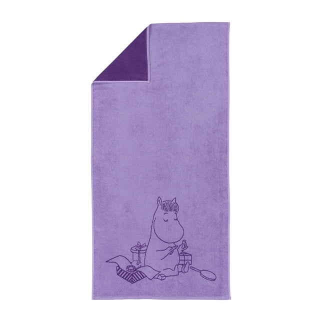 Moomin bath towel 70x140cm / 27.5x55in Snorkmaiden purple