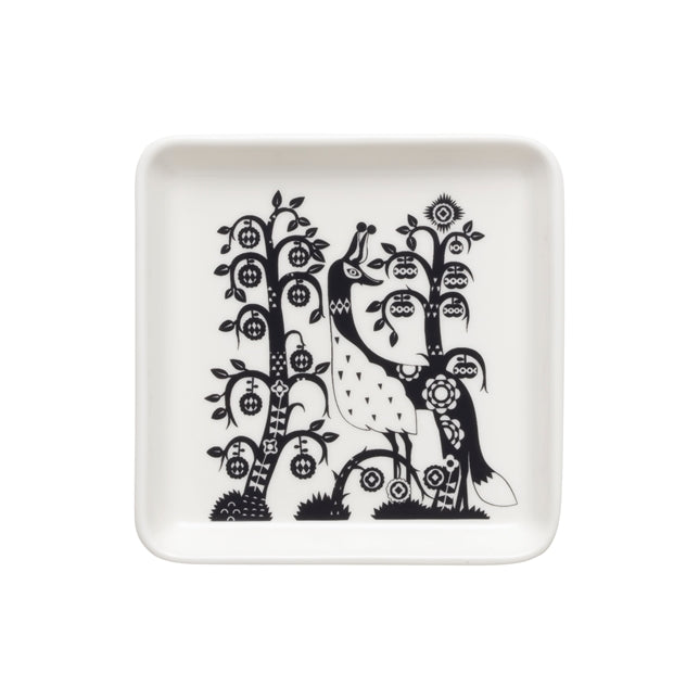 Taika Plate 12x12 cm, Black