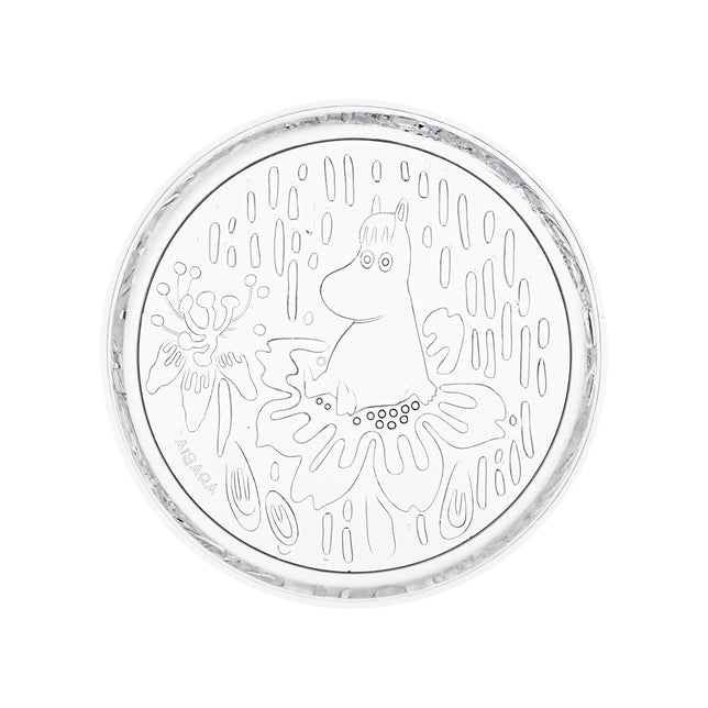 Moomin plate 6.1in clear
