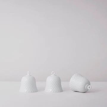 Lyngby Rhombe Decor Bell, White *