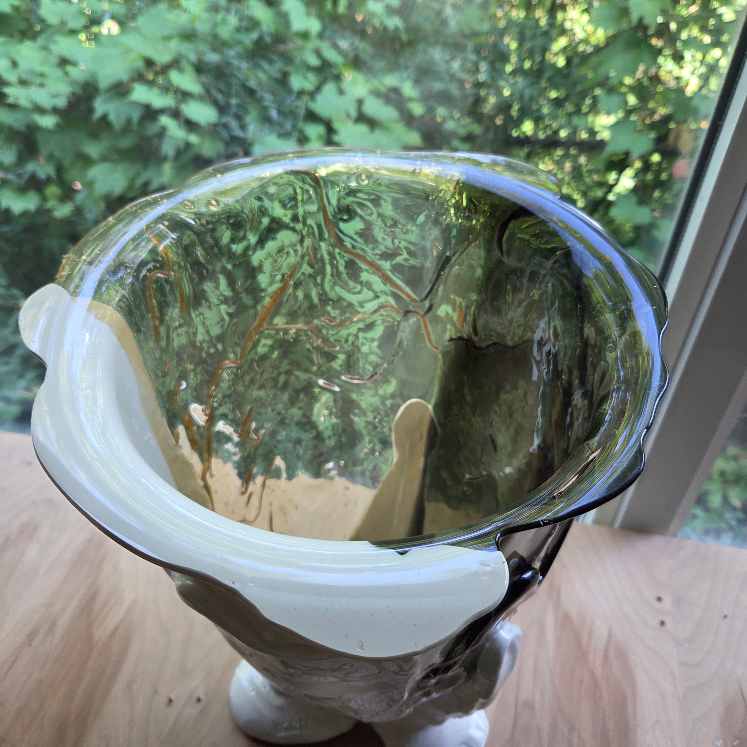 Gaetano Pesce fish vase Large VASO AMAZONIA L clear fumè,clear,matt white/matt white