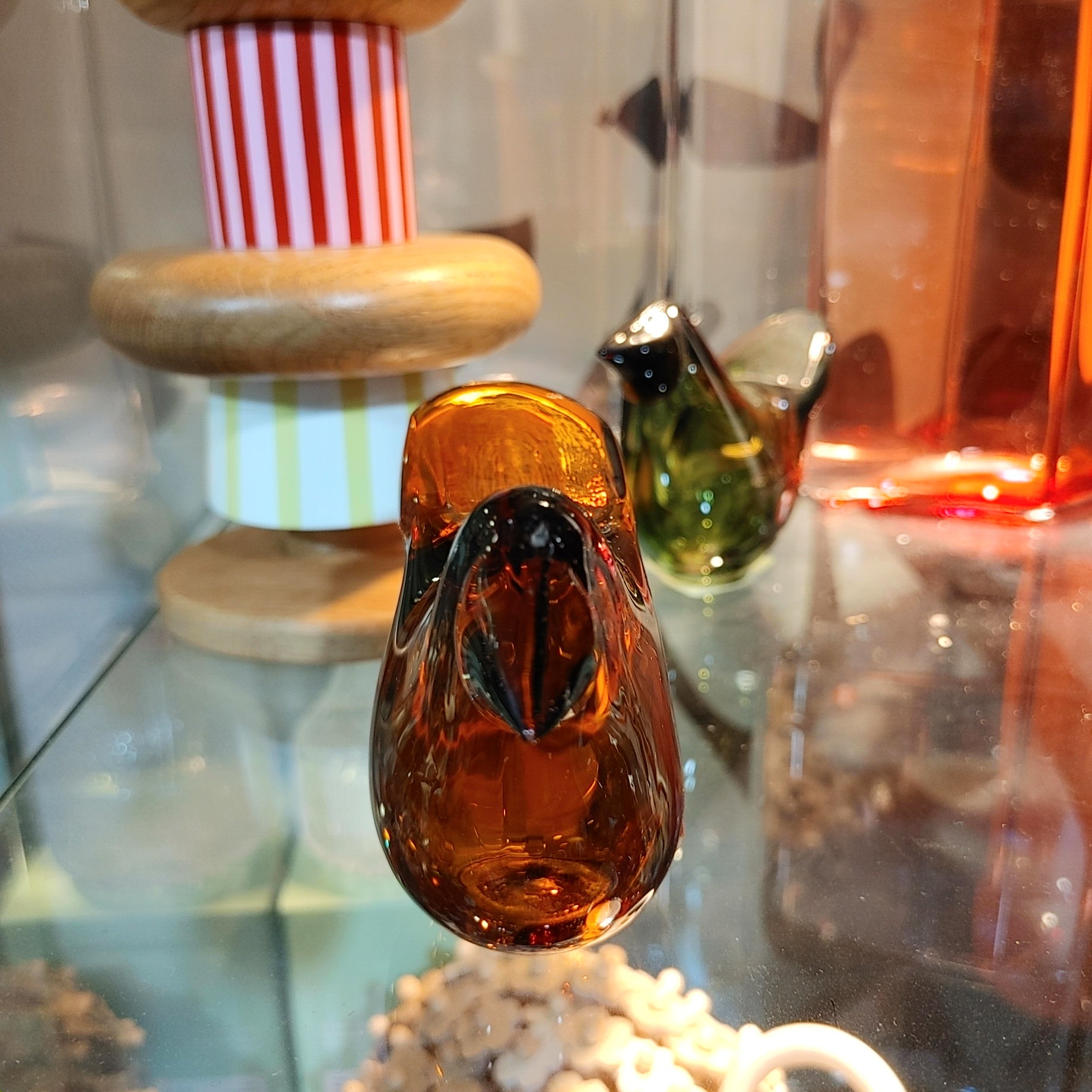 Birds by Toikka Flycatcher Copper-Lemon**