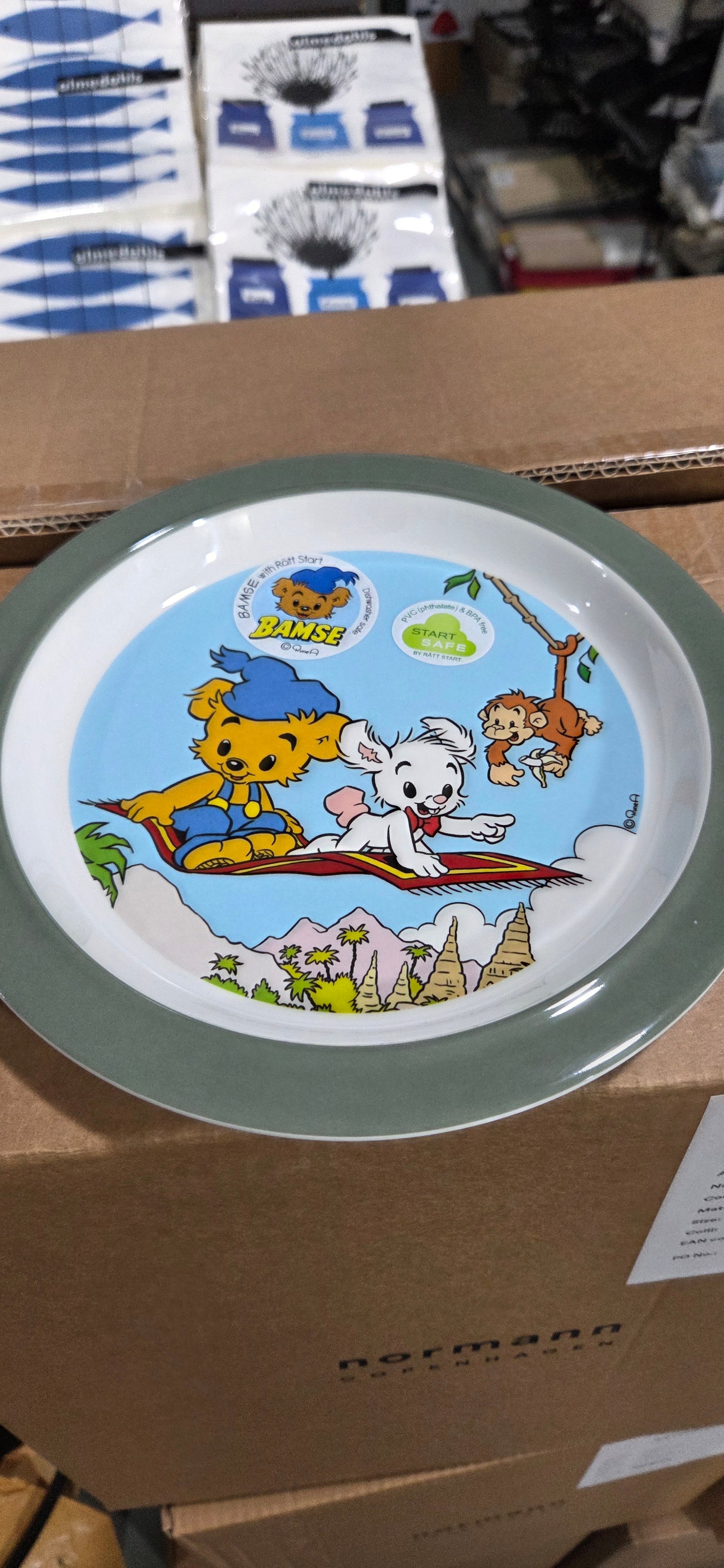 Bamse Flat plate with anti-slip,