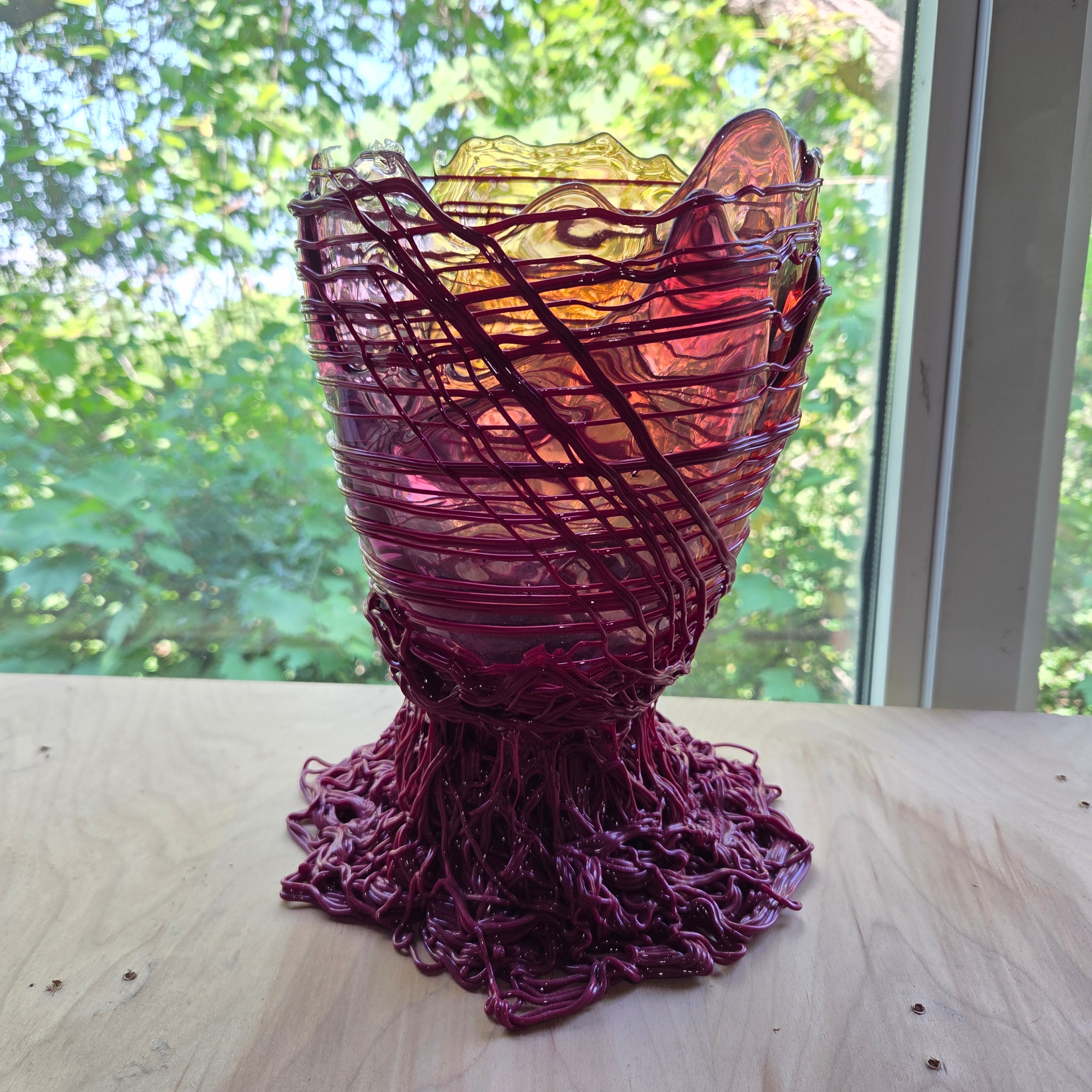 Gaetano Pesce fish vase Medium Spaghetti Extra colour