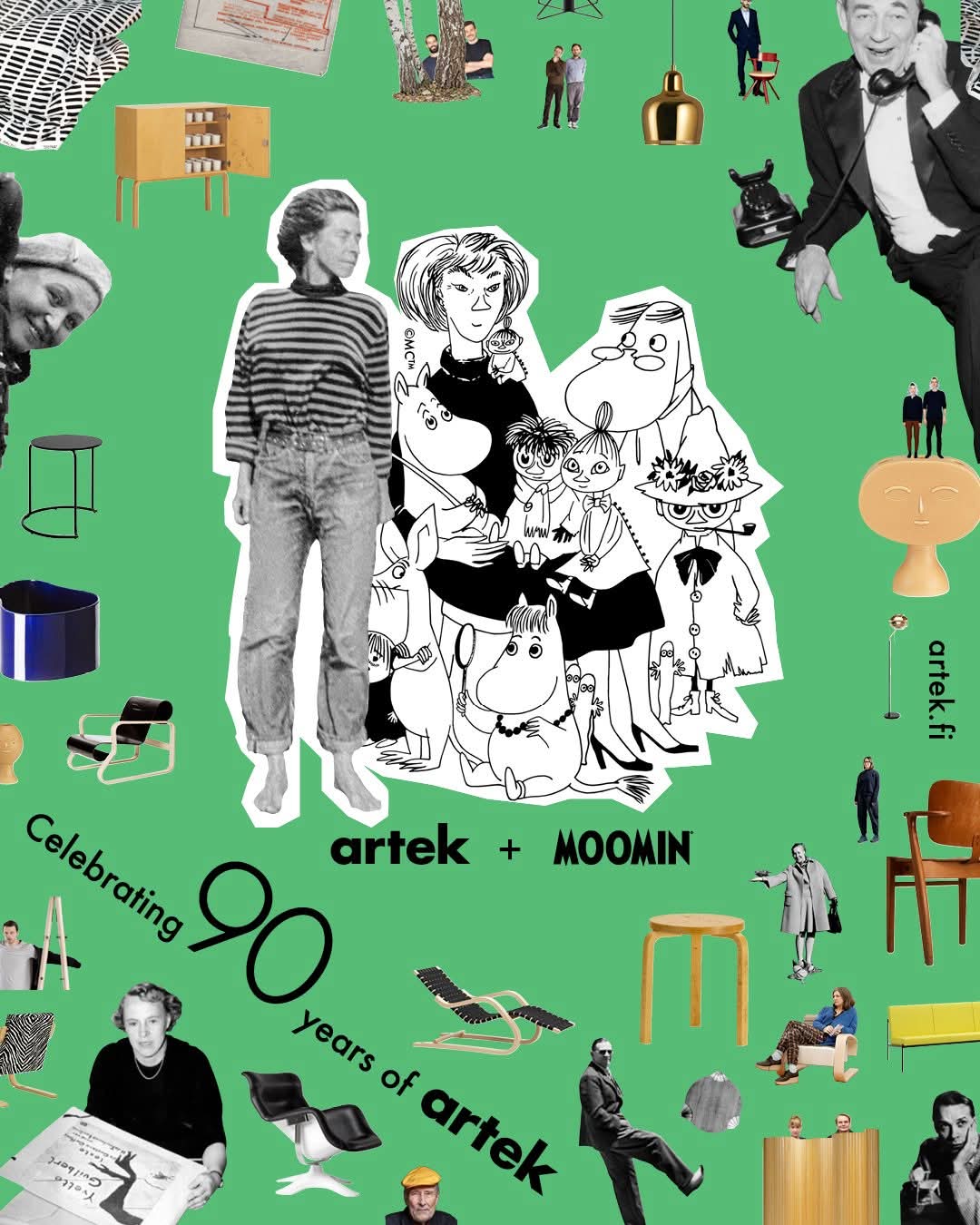 Artek + Moomin  Cabinet 250 Celebration