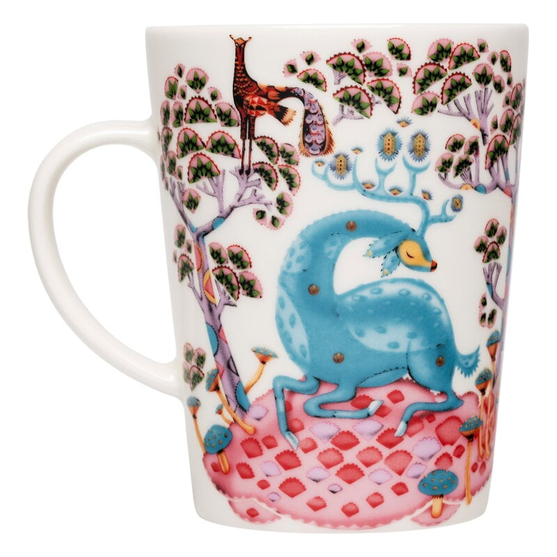 Taika Large mug 0,4 l / 13.5oz Satumetsä  pink-sky blue