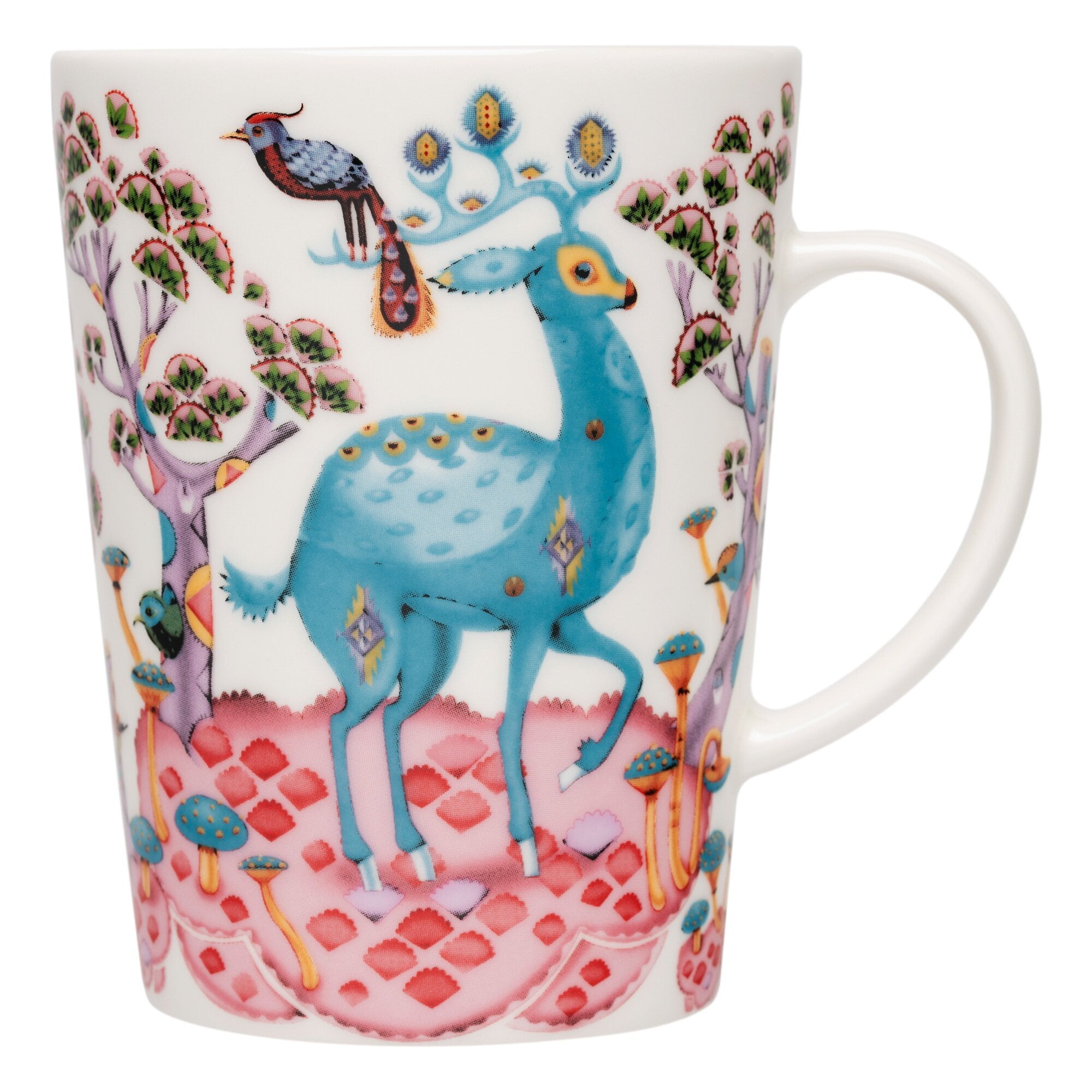 Taika Large mug 0,4 l / 13.5oz Satumetsä  pink-sky blue