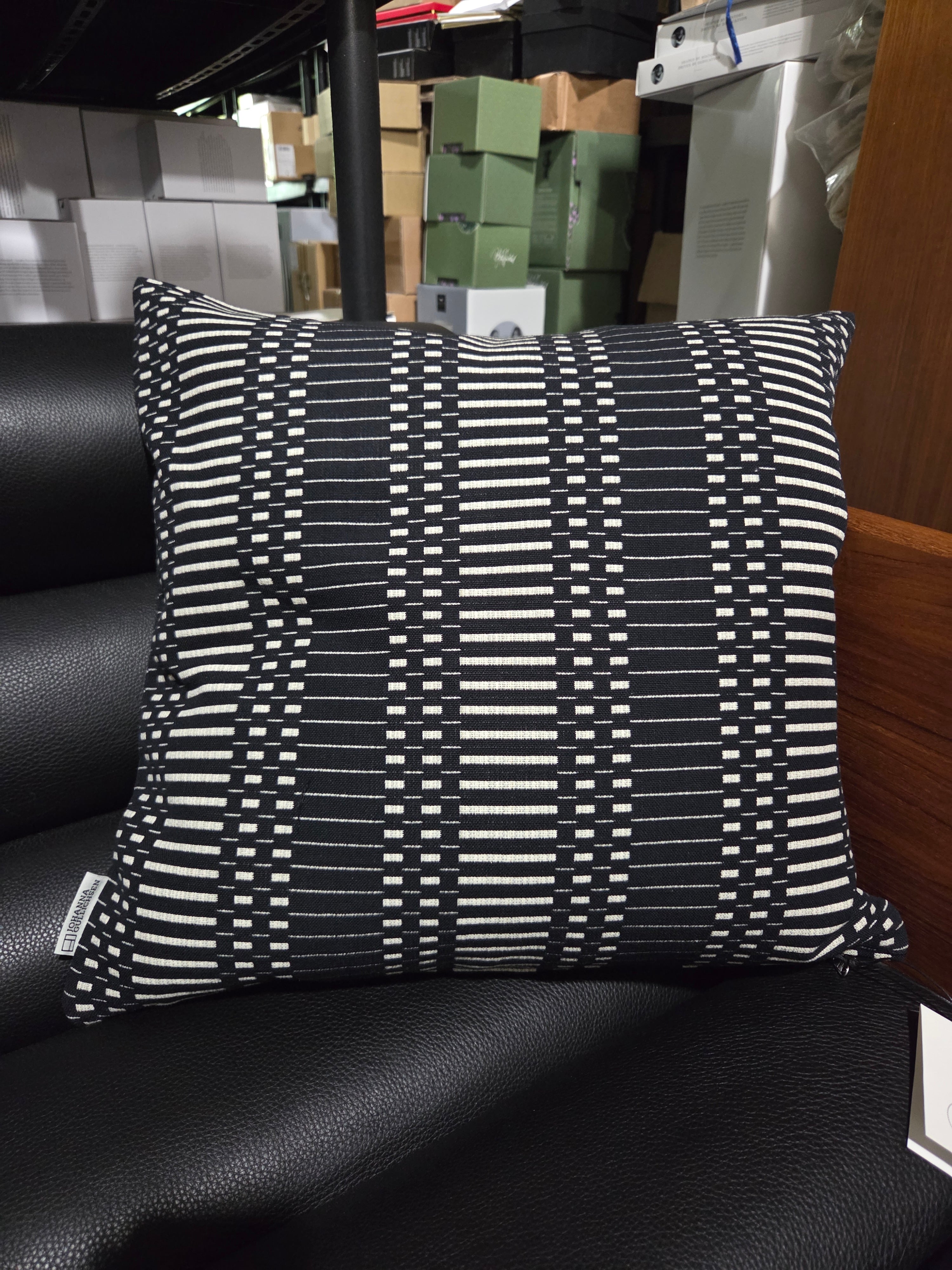 Cushion pillow 50x50 cm (cover only) -Helios, Black