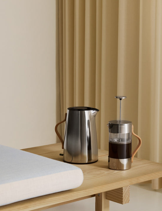 Emma French Press in Steel 1l.