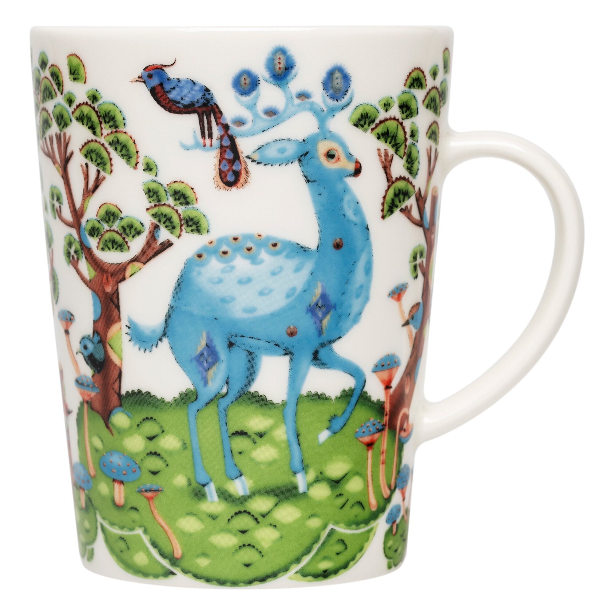 Taika Large mug 0,4 l / 13.5oz Satumetsä  Spring green-sky blue