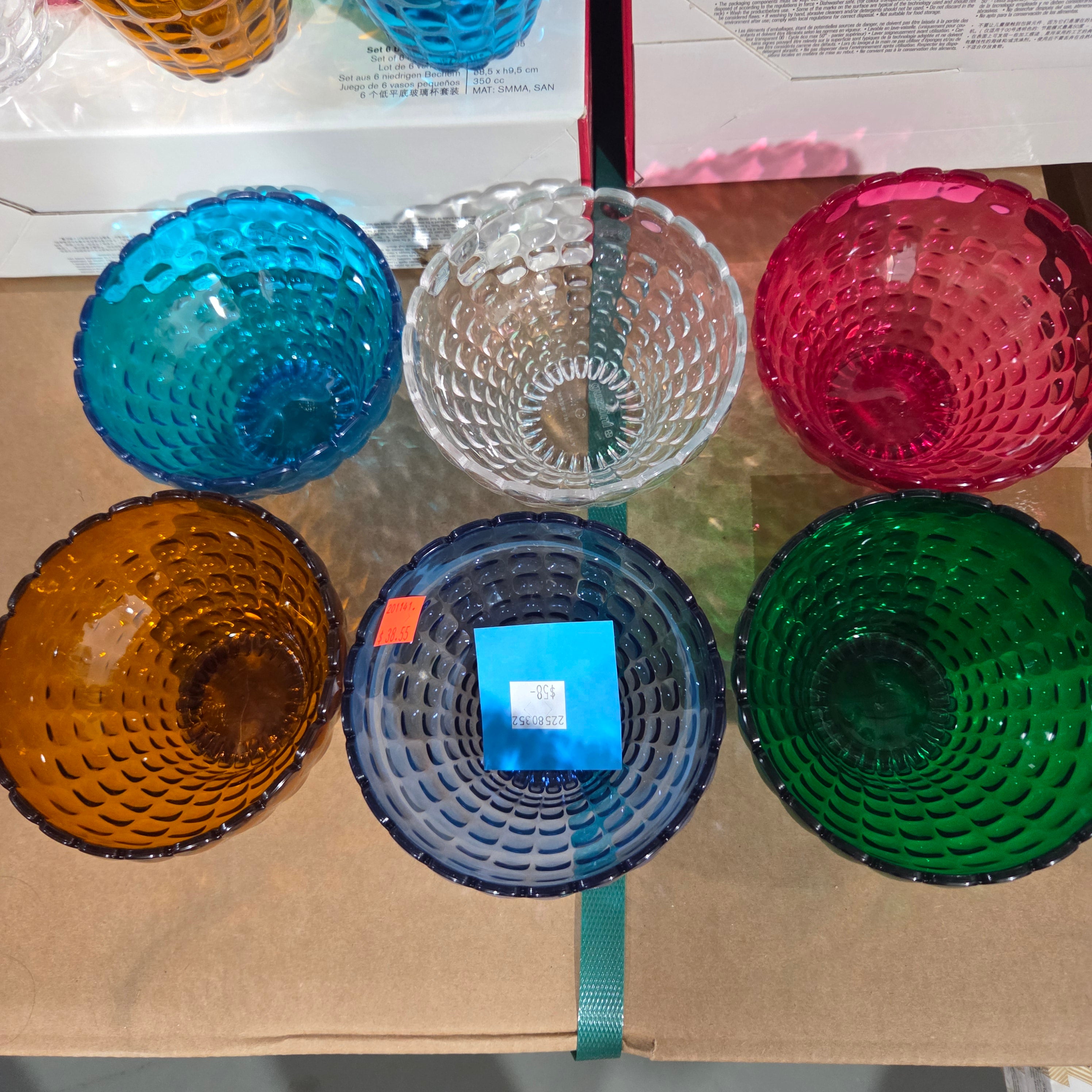 TIFFANY | SERVING CUP CM 24.5 (SET OF 6) - ASSORTED