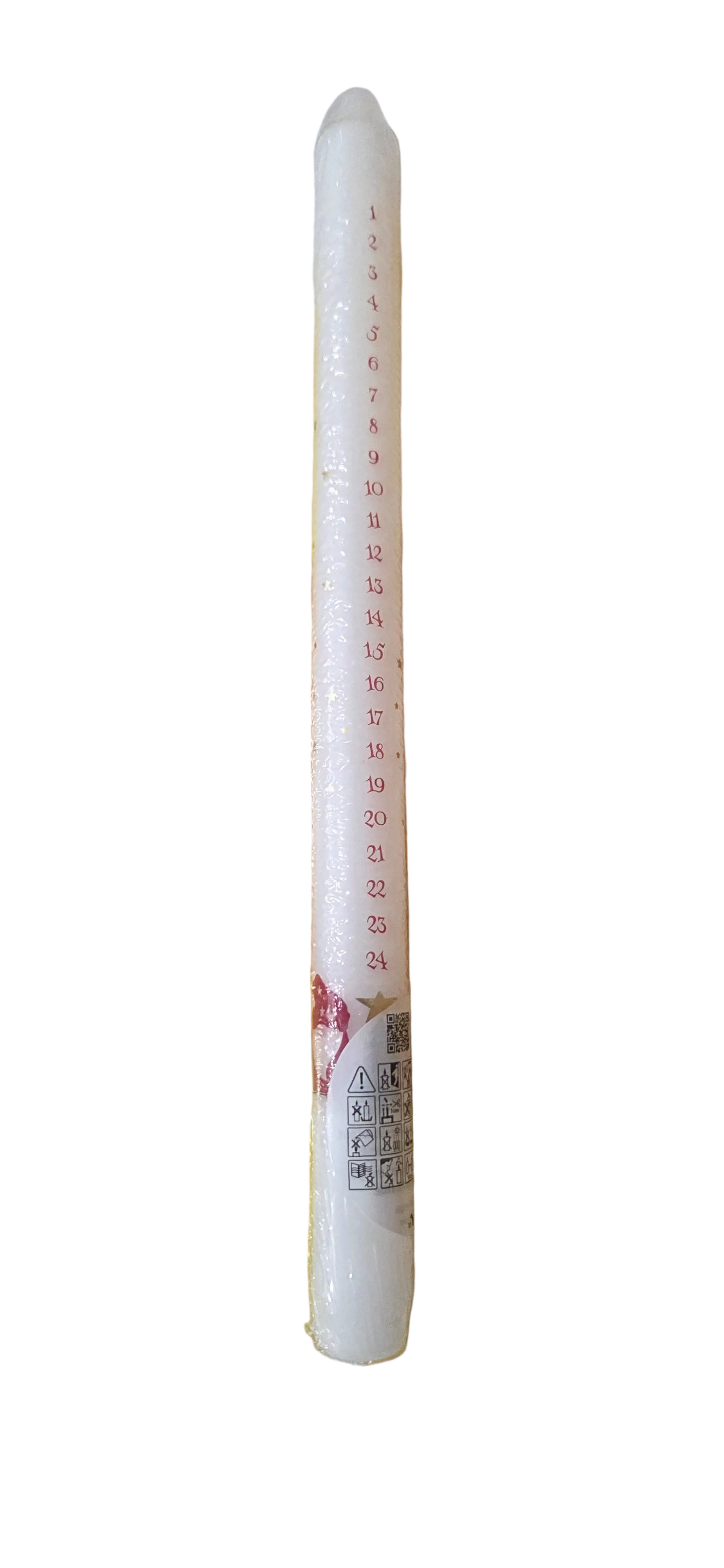 Standard Advent Christmas candle (multiple designs)