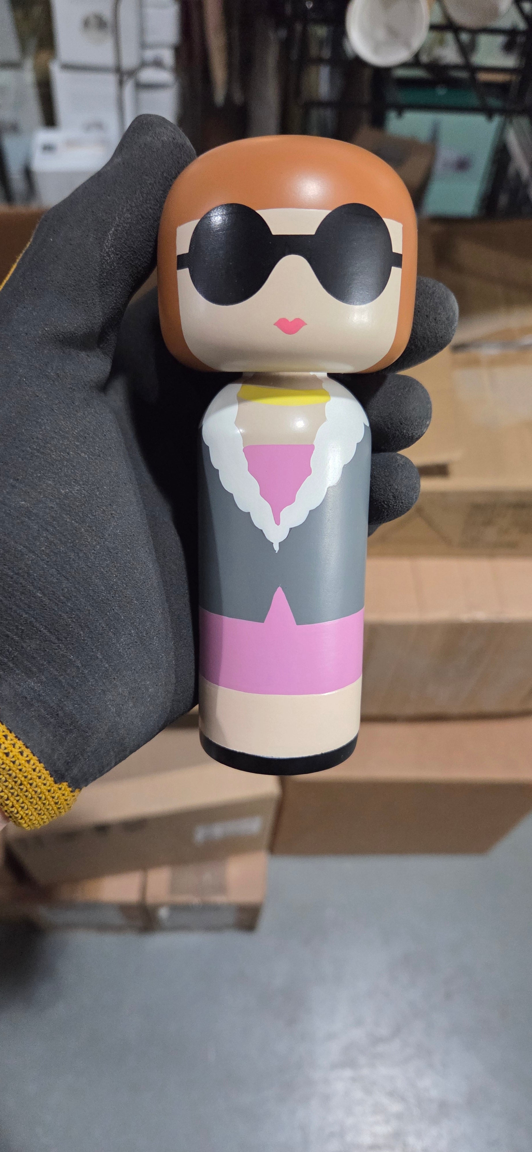Kokeshi Doll by Sketch.Inc for Lucie Kaas Anna 14.5cm