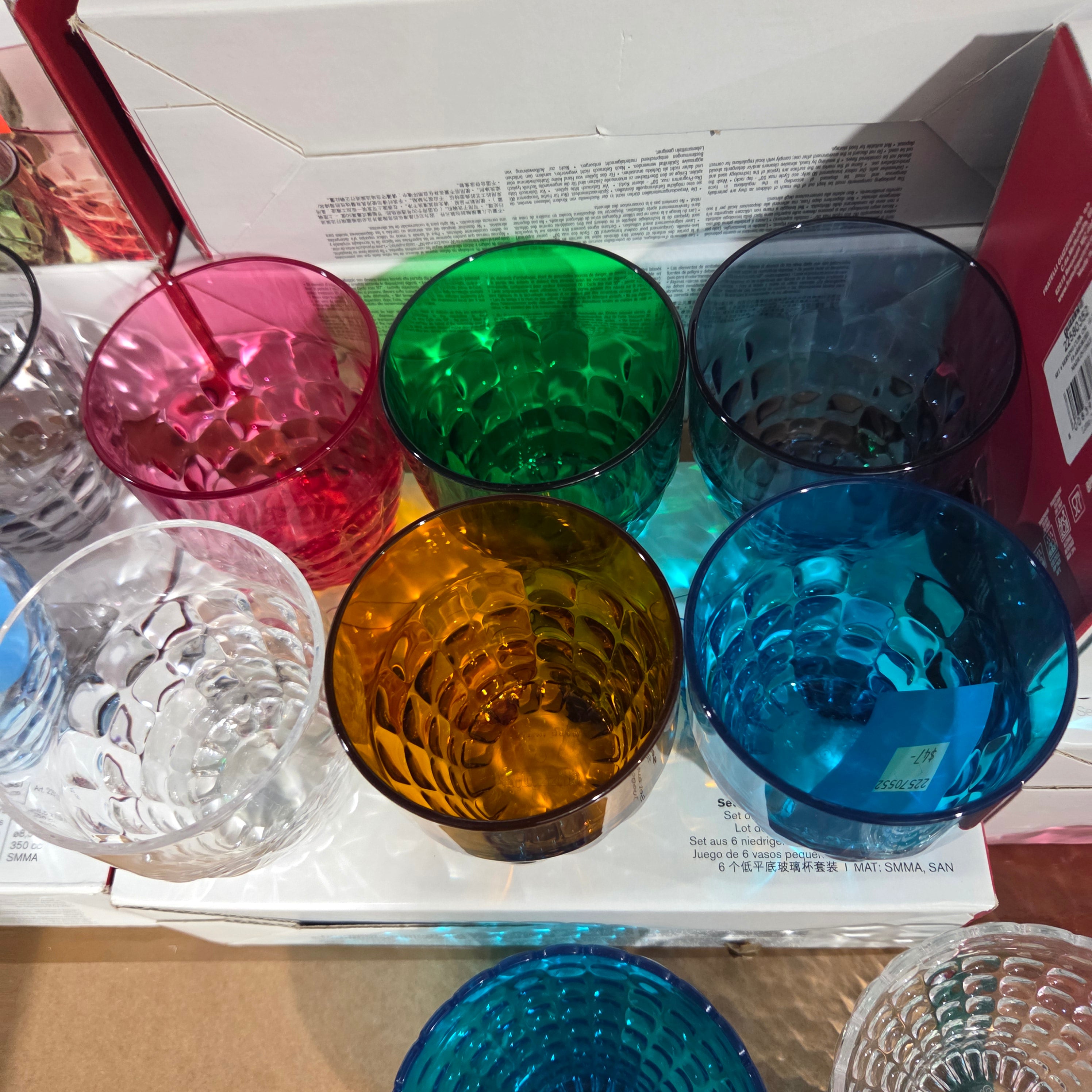 TIFFANY | TUMBLER LOW - ASSORTED - (SET OF 6)