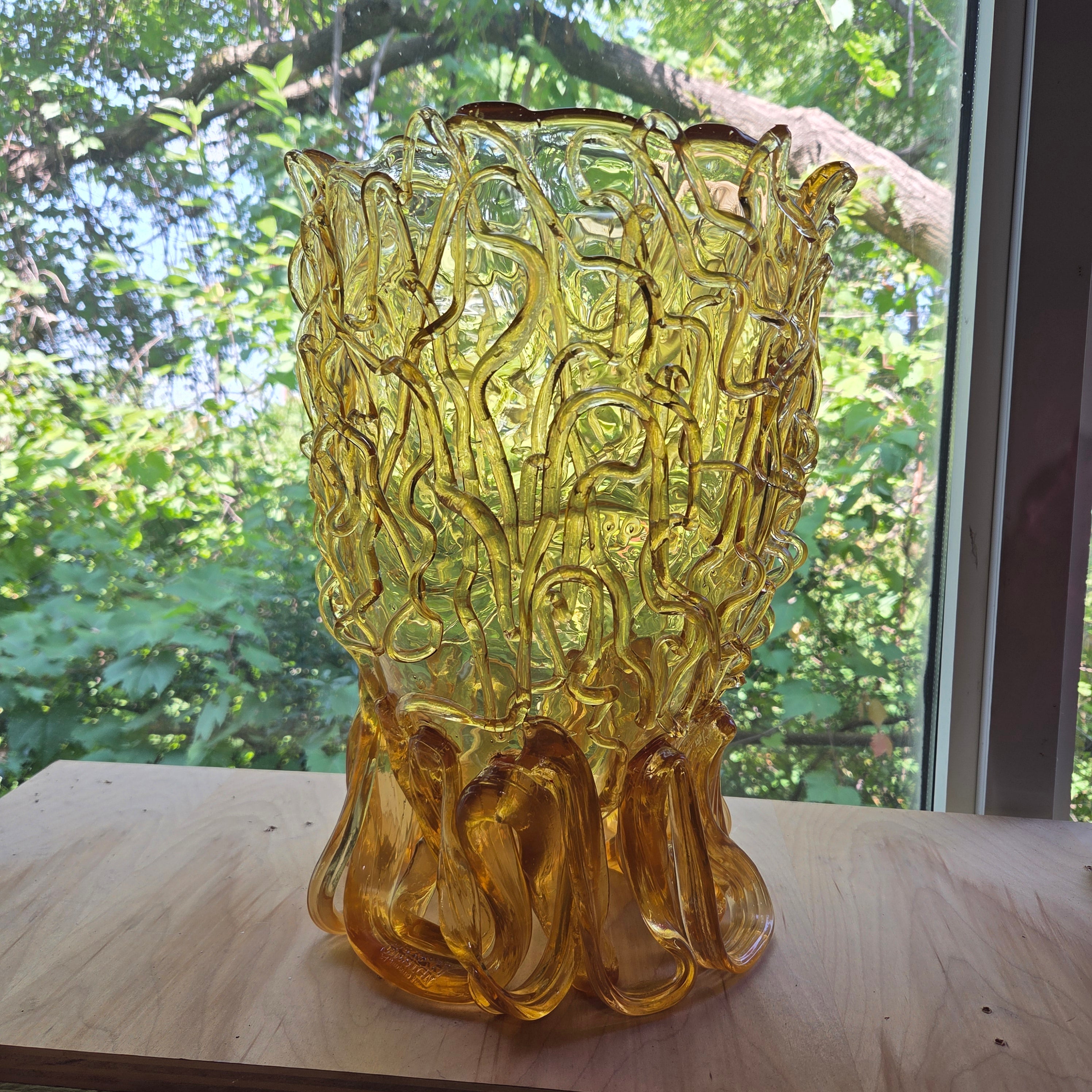 Gaetano Pesce fish vase Large VASO MEDUSA L Clear